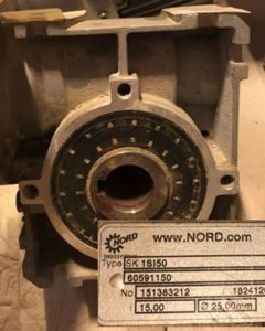 RP-Gearbox for worm gear pair SK1SI 15:1 M&M